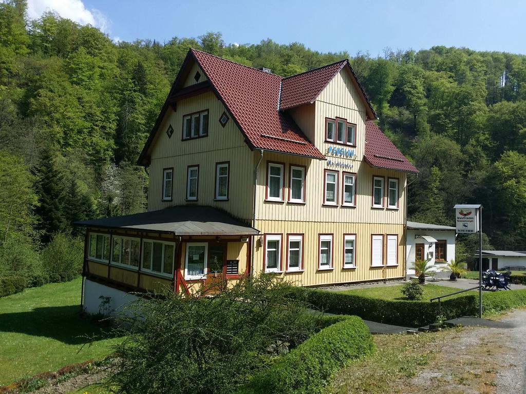 Pension Waldfrieden Thale Exterior foto